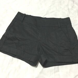 Club Monaco Women black cotton‎ shorts Flat from